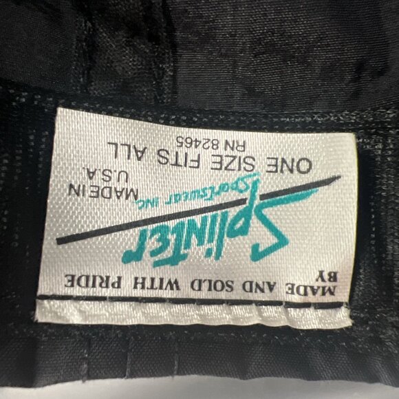 Vintage 1993 GM Goodwrench Delco Battery 300 Snapback Hat Cap Black Purple USA - Picture 8 of 11